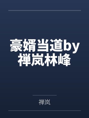 豪婿当道by禅岚林峰封面