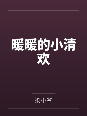 暖暖的小清欢封面