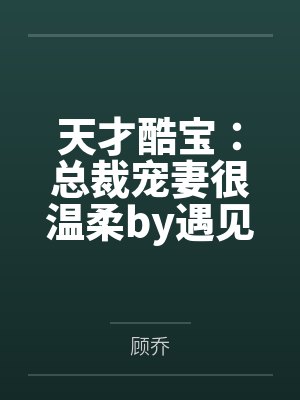 天才酷宝：总裁宠妻很温柔by遇见连山顾乔封面