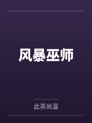 风暴巫师封面